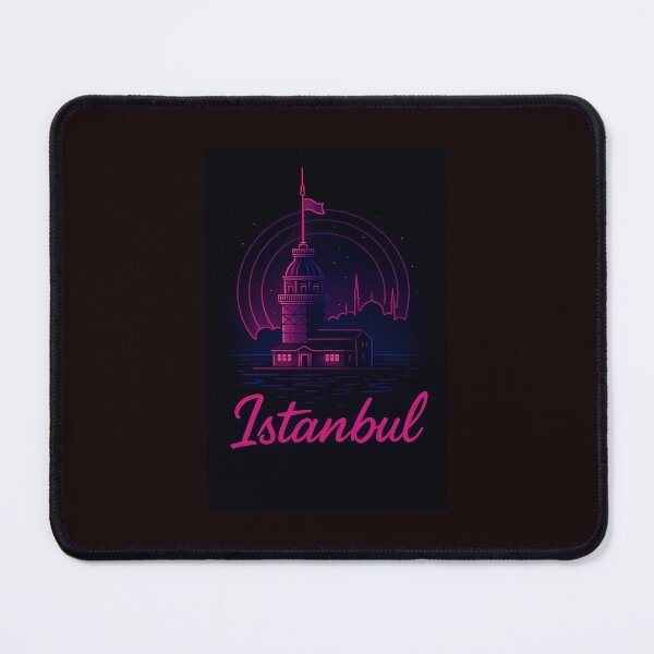 Item preview, Mystical Maiden's Tower – Istanbul Skyline Art designed and sold by Aucia.