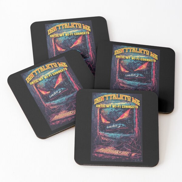 Item preview, Don’t Talk to Me, Until My Wi-Fi Connects – Tech Humor Mood designed and sold by Mark Mentzer.