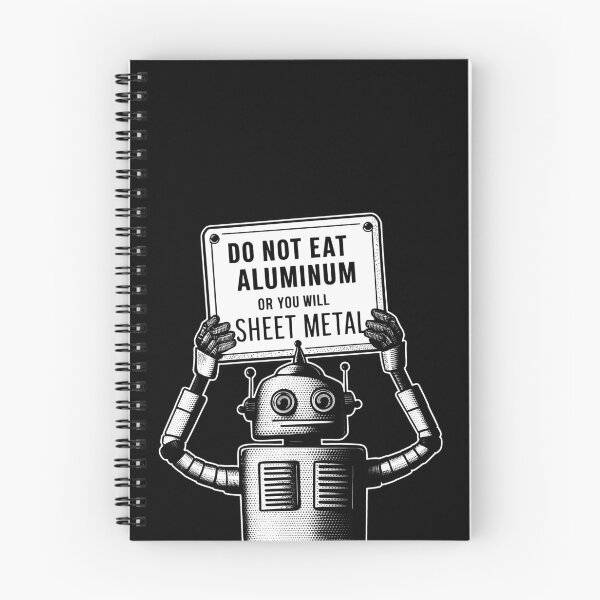 Item preview, Do Not Eat Aluminum Or You Will Sheet Metal designed and sold by Buntrockstore.