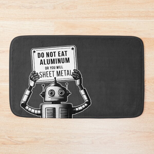 Item preview, Do Not Eat Aluminum Or You Will Sheet Metal designed and sold by Buntrockstore.