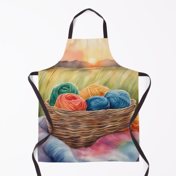 Item preview, Basket of Yarn in Nature designed and sold by CalmnessbyChoice.