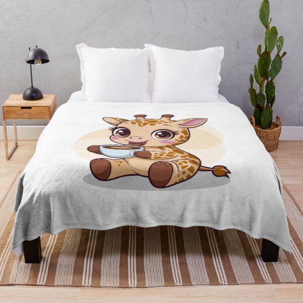 Item preview, giraffe with coffee designed and sold by Eternalski.