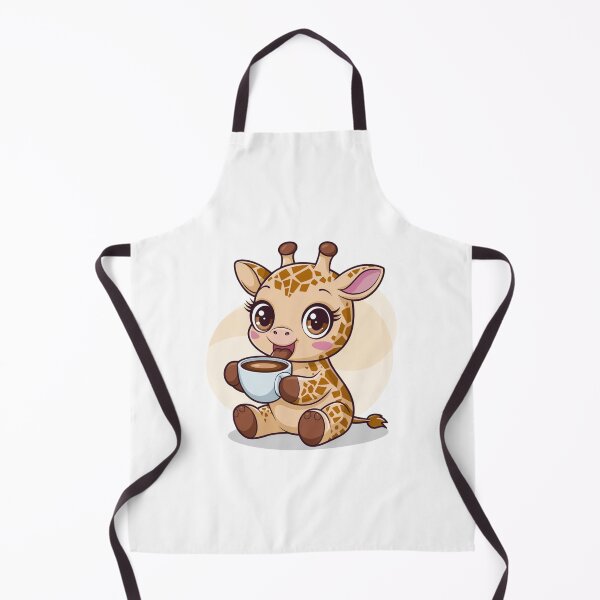Item preview, giraffe with coffee designed and sold by Eternalski.