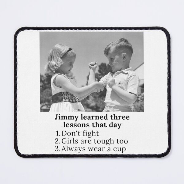 Item preview, Jimmy Learned Three Lessons – Funny Retro Childhood Design designed and sold by noggull.