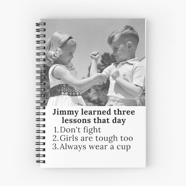 Item preview, Jimmy Learned Three Lessons – Funny Retro Childhood Design designed and sold by noggull.