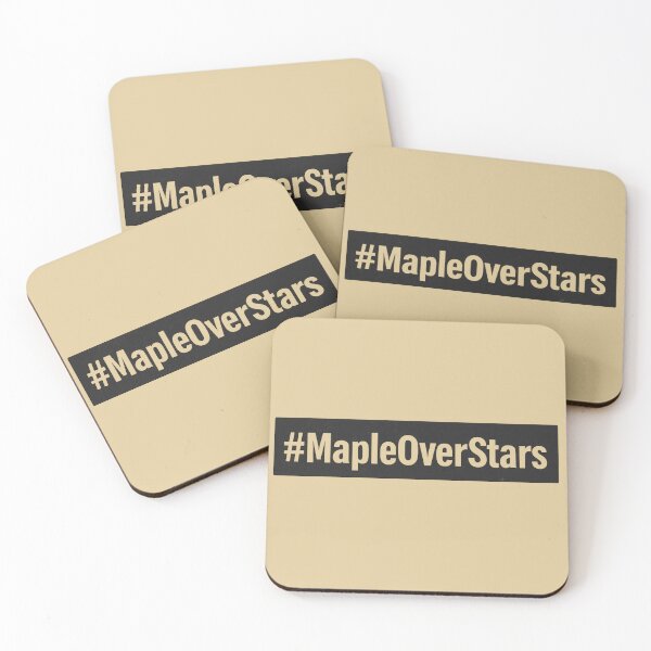 Item preview, Maple Over Stars – Hashtag Slogan Protest Design designed and sold by Meandmyshop.
