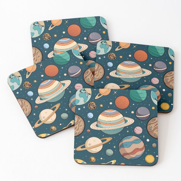 Item preview, Celestial Pattern of Planets and Stars designed and sold by ART ATTACK ZONE.