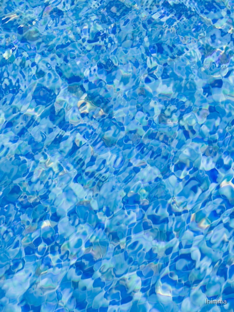 Thumbnail 4 of 4, iPhone Case, Blue Pool Water Surface Texture designed and sold by Inimma.