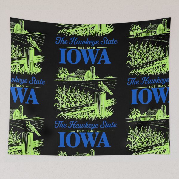 Item preview, Iowa | The Hawkeye State | Est. 1846 designed and sold by SaltyLass.