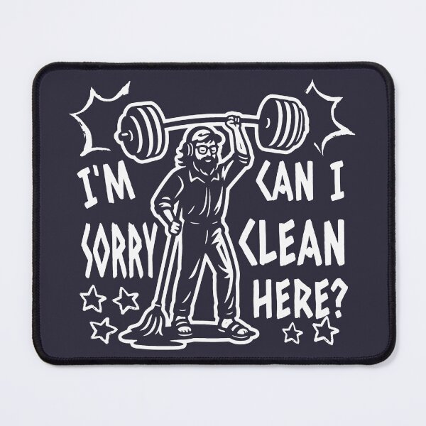 Item preview, Anatoly meme - I Am Sorry Can I Clean Here - overhead press | Internet Fun Gym Prank White designed and sold by ZechJohnRB.
