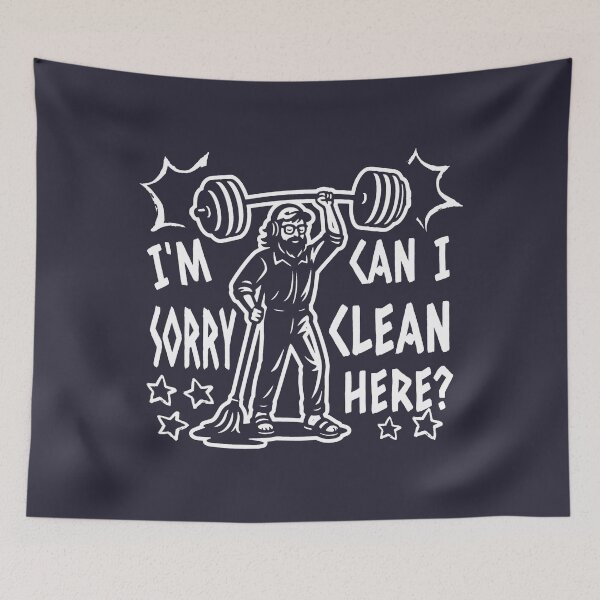 Item preview, Anatoly meme - I Am Sorry Can I Clean Here - overhead press | Internet Fun Gym Prank White  designed and sold by ZechJohnRB.