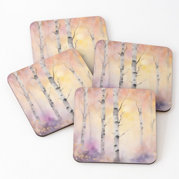 Item preview, Pink Birch Pathway designed and sold by CalmnessbyChoice.