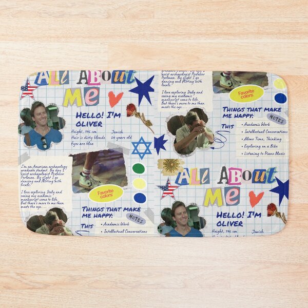 Item preview, All About Oliver, Call Me By Your Name, Perlman, Italy, Aciman designed and sold by SuchWowDesign.