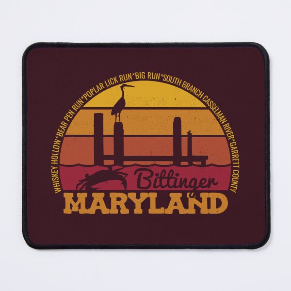 Item preview, Bittinger Maryland Sunset Retro Local Pride Logo designed and sold by CRHPOD20.