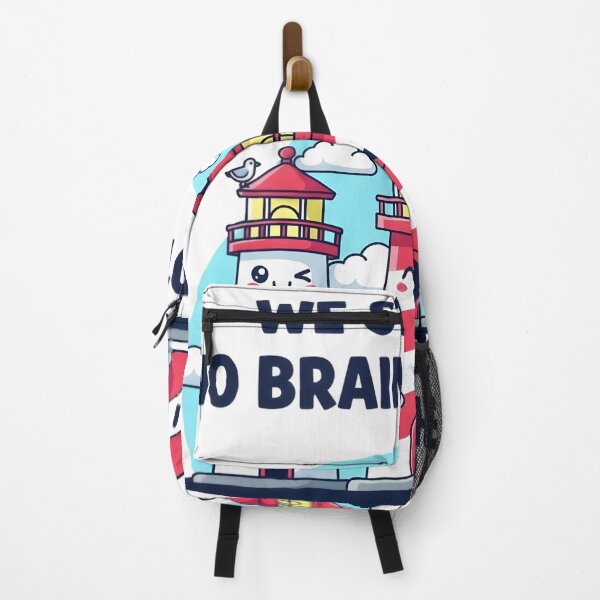 Item preview, We Stay Lit No Brain Rot Here Cute Kawaii Lighthouse Positive Vibes Art designed and sold by AnnDesignStudio.