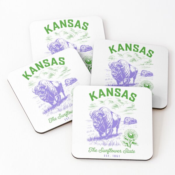 Item preview, Kansas | The Sunflower State | Est. 1861 designed and sold by SaltyLass.