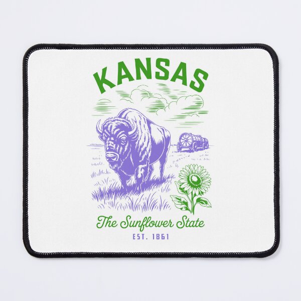 Item preview, Kansas | The Sunflower State | Est. 1861 designed and sold by SaltyLass.