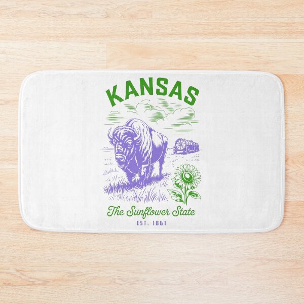 Item preview, Kansas | The Sunflower State | Est. 1861 designed and sold by SaltyLass.