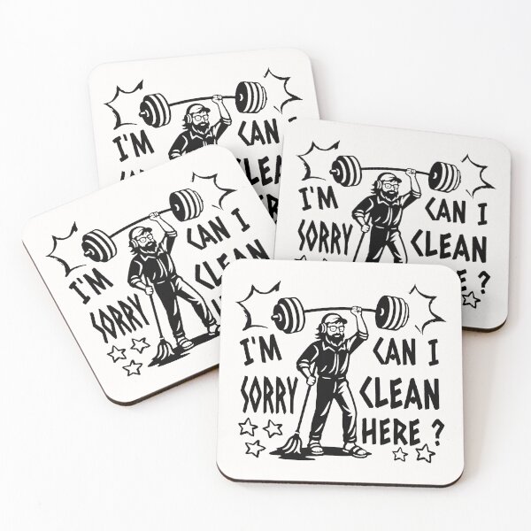 Item preview, Anatoly meme - I Am Sorry Can I Clean Here - overhead press | Internet Fun Gym Prank Black designed and sold by ZechJohnRB.