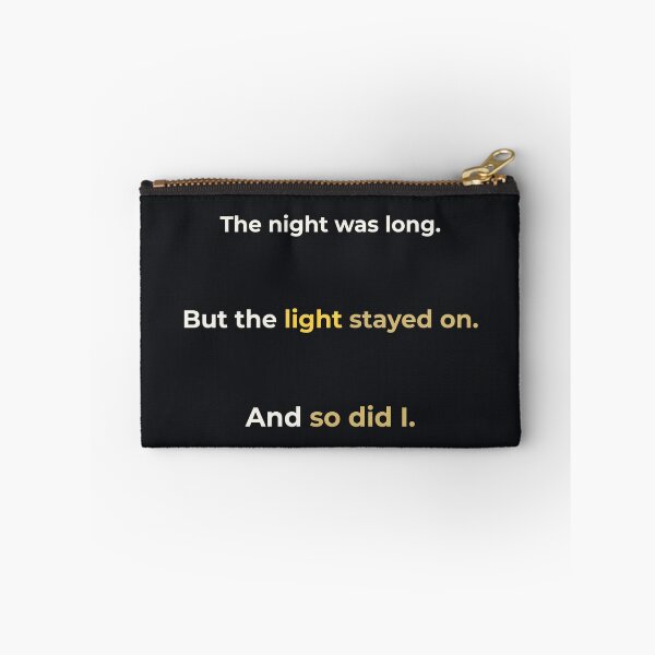 Item preview, Night Light — Typography Quote for Tough Nights designed and sold by KWkindwaves.