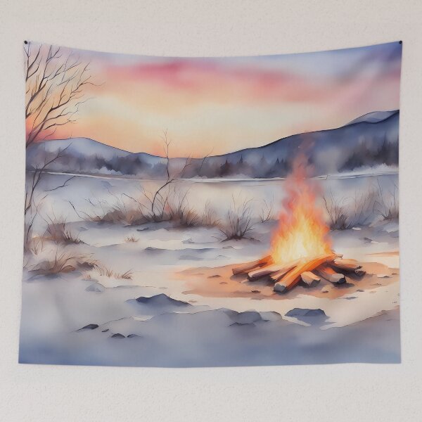 Item preview, Winter Campfire designed and sold by CalmnessbyChoice.