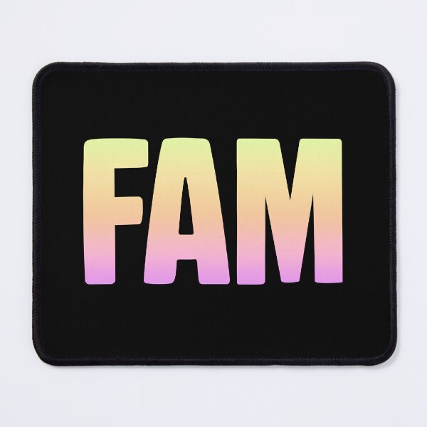 Item preview, FAM in Neon Gradient   designed and sold by Memes N Lore .