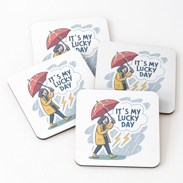 Item preview, Its my lucky day in a rain  designed and sold by Lucky 777.