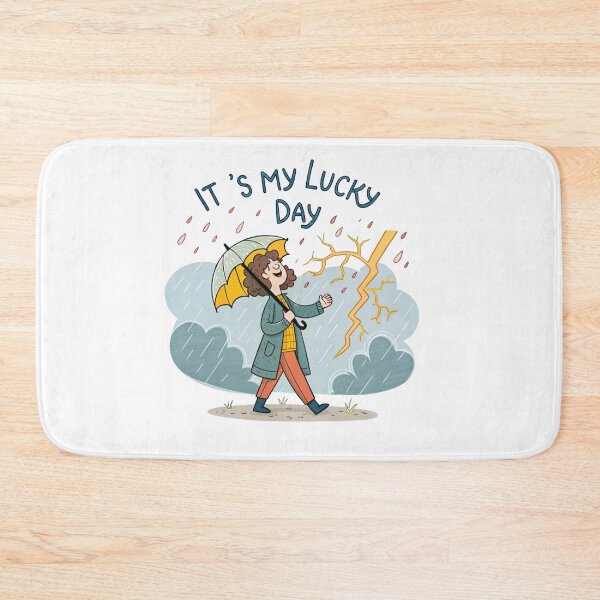 Item preview, Its my lucky day in a rain  designed and sold by Lucky 777.