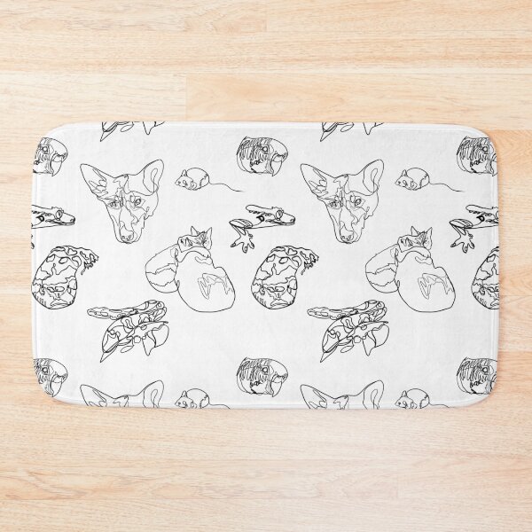 Item preview, Animal Print (white) designed and sold by Ali Oops Design.