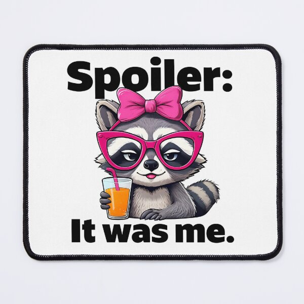 Item preview, Spoiler Alert – Sassy Raccoon Confession Design designed and sold by Mish Mash Ash Desings.
