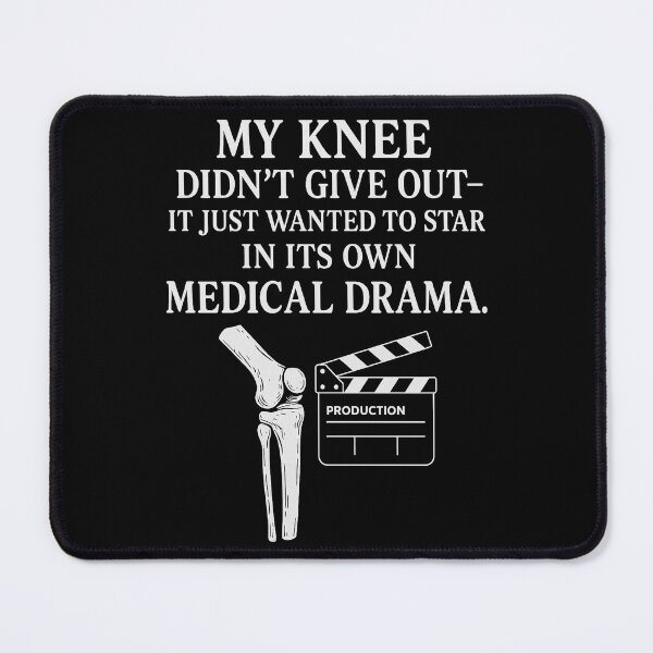 Item preview, Broken Knee T-Shirt Funny Injury Joke Tee Medical Drama designed and sold by Slubor.