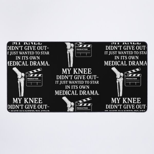Item preview, Broken Knee T-Shirt Funny Injury Joke Tee Medical Drama designed and sold by Slubor.