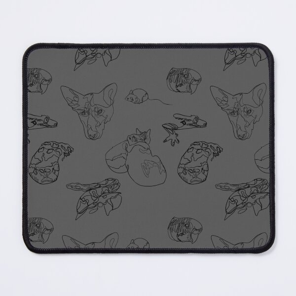 Item preview, Animal Print (dark gray) designed and sold by Ali Oops Design.