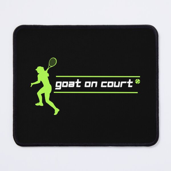 Item preview, Goat On Court Tennis Silhouette Retro Design designed and sold by TeeTopStudio.