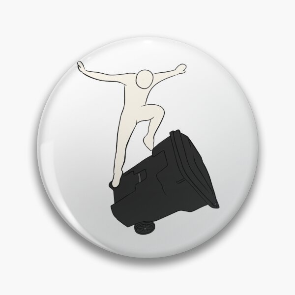 Item preview, Kick Flipping a Garbage Can  designed and sold by The Soapiest Goat.