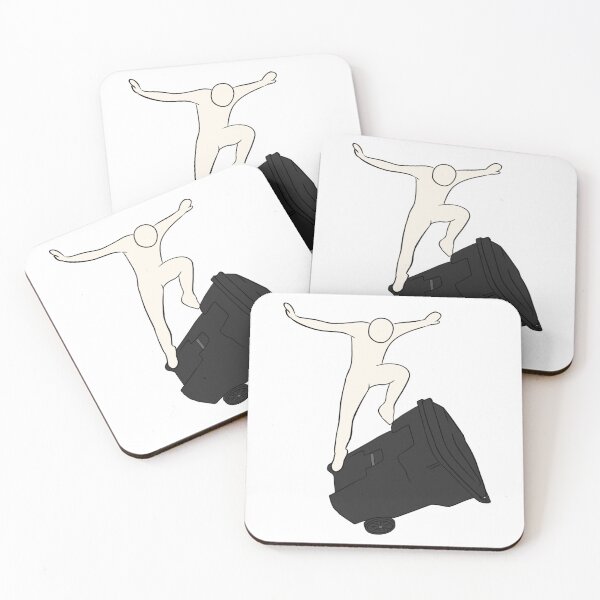 Item preview, Kick Flipping a Garbage Can  designed and sold by The Soapiest Goat.