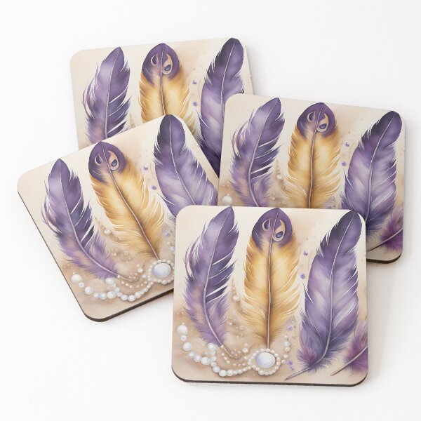 Item preview, Purple Feathers designed and sold by CalmnessbyChoice.
