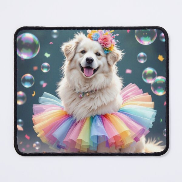 Item preview, Great Pyrenees Dog Ballerina and Bubbles designed and sold by Wags & Tails.