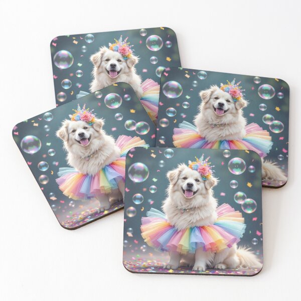 Item preview, Great Pyrenees Dog Ballerina and Bubbles designed and sold by Wags & Tails.