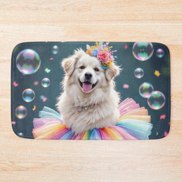 Item preview, Great Pyrenees Dog Ballerina and Bubbles designed and sold by Wags & Tails.