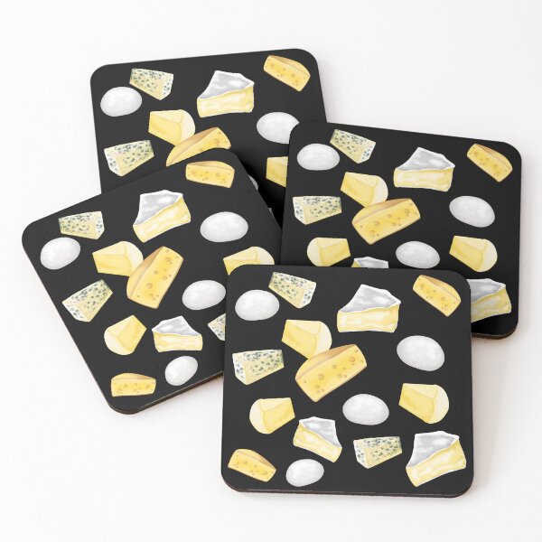 Item preview, Detailed composition of various cheeses – perfect for culinary themes designed and sold by katecheerycake.