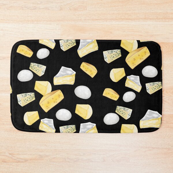 Item preview, Detailed composition of various cheeses – perfect for culinary themes designed and sold by katecheerycake.