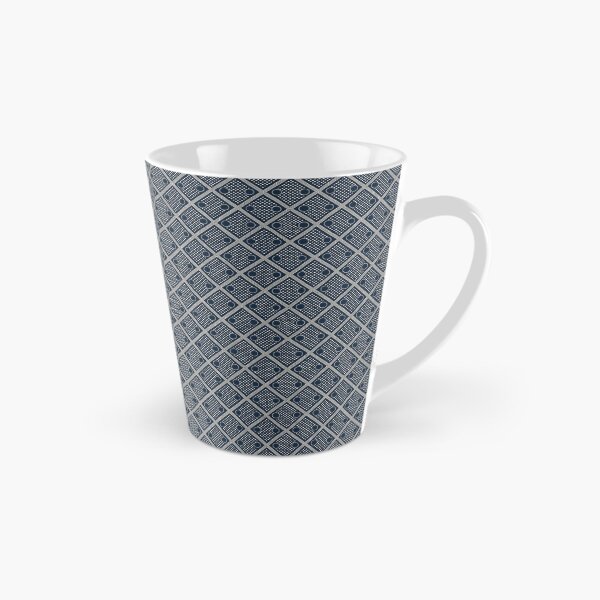 Item preview, Navy and White Geometric Seamless Pattern, Modern Diamond Grid designed and sold by KlarkiteTees.