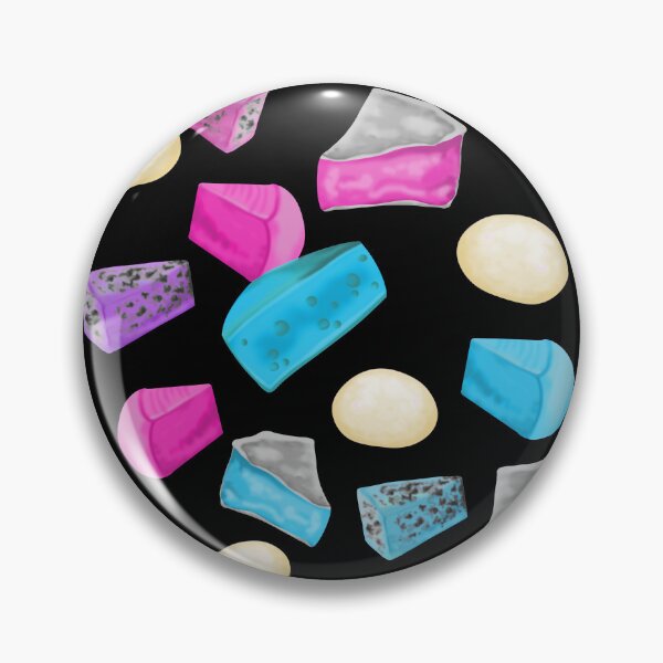 Item preview, Colorful cheese pieces with varied shapes and textures – ideal for creative designs designed and sold by katecheerycake.