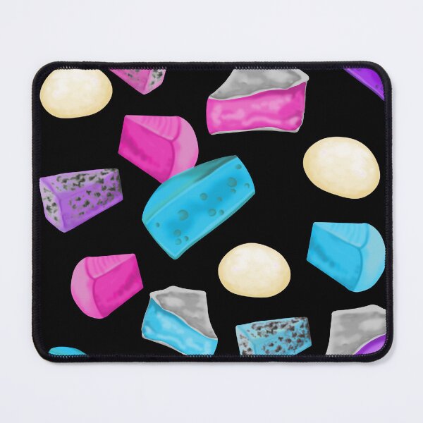Item preview, Colorful cheese pieces with varied shapes and textures – ideal for creative designs designed and sold by katecheerycake.