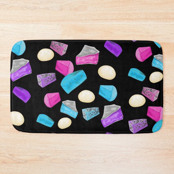 Item preview, Colorful cheese pieces with varied shapes and textures – ideal for creative designs designed and sold by katecheerycake.
