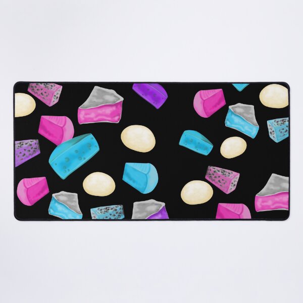Item preview, Colorful cheese pieces with varied shapes and textures – ideal for creative designs designed and sold by katecheerycake.