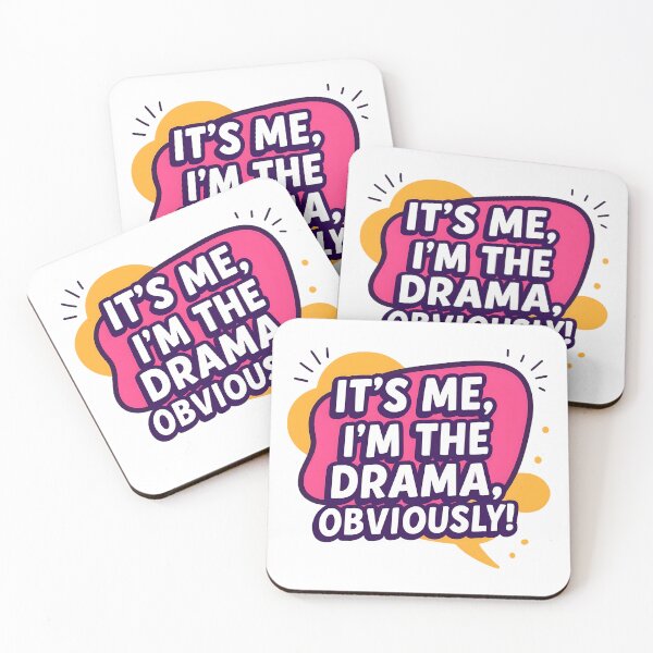 Item preview, It’s Me, I’m the Drama – Funny Relatable Quote for Chaos Queens  designed and sold by Mish Mash Ash Desings.