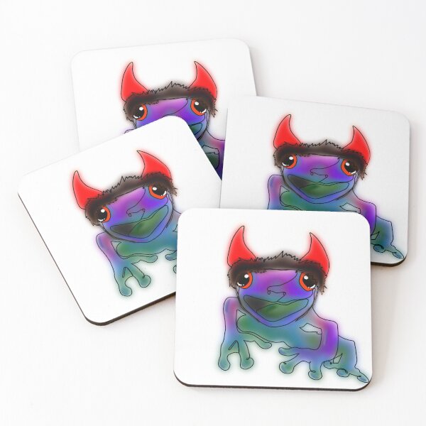 Item preview, Toxic Frog with Devil Horns – animalzinhats designed and sold by Ashley’sAnimalz.