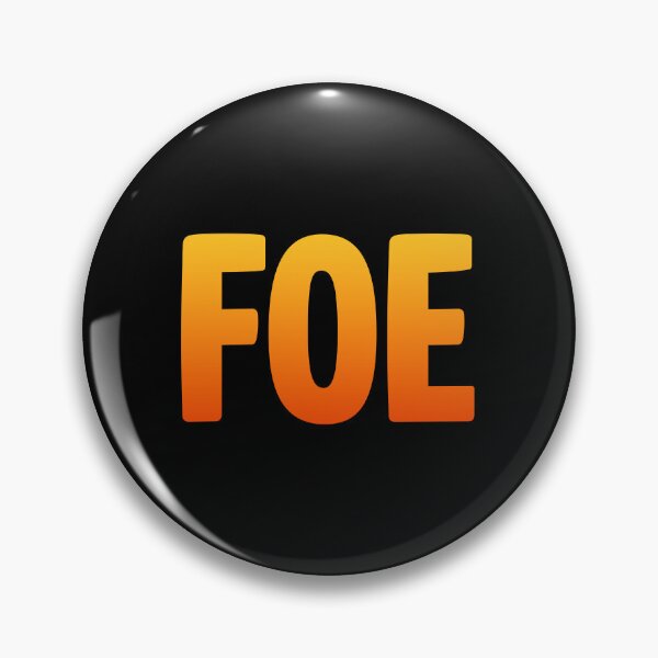 Item preview, FOE in Hot Orange designed and sold by Memes N Lore .